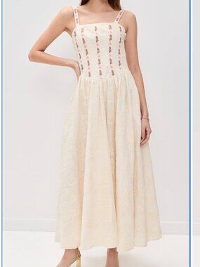 NWT Agua Bendita Emerald Meraki 17491 Dress